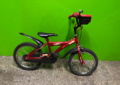 Hauser Tommy 16" kontrás gyerek bordó kerékpár (használt)