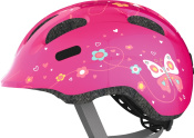  ABUS kerékpáros gyerek sisak Smiley 2.0, In-Mold, pink butterfly, 