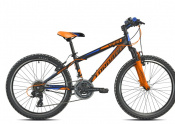 Torpado T610 VIPER MTB 24" fekete/narancs/kék SHIMANO TX35 18V EF-407(22T) Kerékpár 