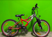 Scirocco gyerek piros-szürke 20" kerékpár (használt)