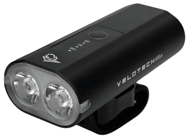 Velotech 600 lumenes első lámpa